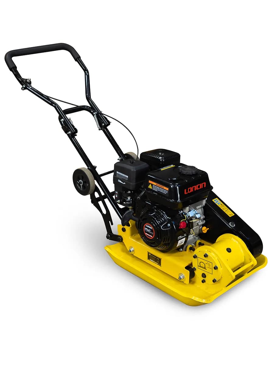 Виброплита 80 кг, 16кН (Loncin) без бака, колесный комплект TOR C-90L — фото 9